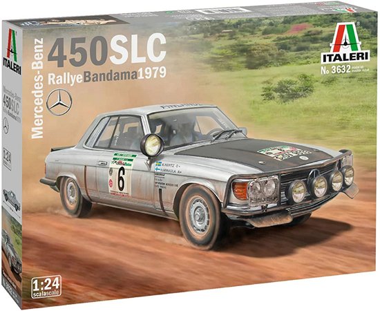 Italeri · Italeri - Mercedes 450 Slc Rally Bandama 1979 1:24 (9/20) * (Toys)