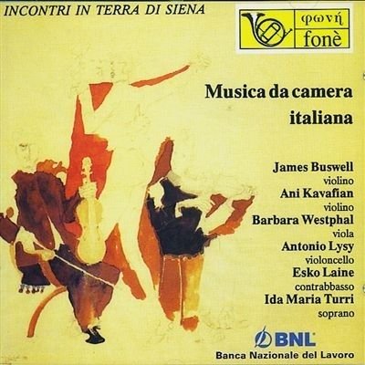 Cover for Aa. Vv. · Musica Da Camera Italiana (CD) (1993)
