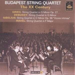 Cover for Grieg / Debussy / Sibelius / Budapest String · Xx Century Repertoire (CD) (2007)