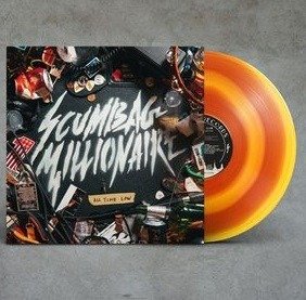 Cover for Scumbag Millionaire · All Time Low - Tequila Sunrise Coloured Vinyl Edition (LP) (2023)