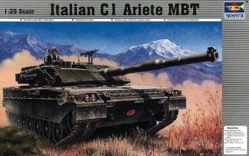 Cover for Trumpeter · 1/35 Italian C1 Ariete Mbt (Legetøj)