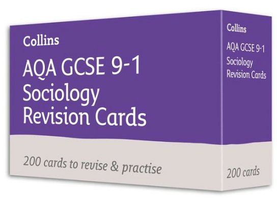 Cover for Collins GCSE · AQA GCSE 9-1 Sociology Revision Cards: Ideal for the 2025 and 2026 Exams - Collins GCSE Grade 9-1 Revision (Flashcards) (2020)