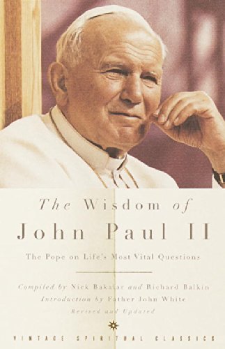Cover for Pope John Paul II · The Wisdom of John Paul Ii: the Pope on Life's Most Vital Questions (Paperback Bog) [Subsequent edition] (2001)