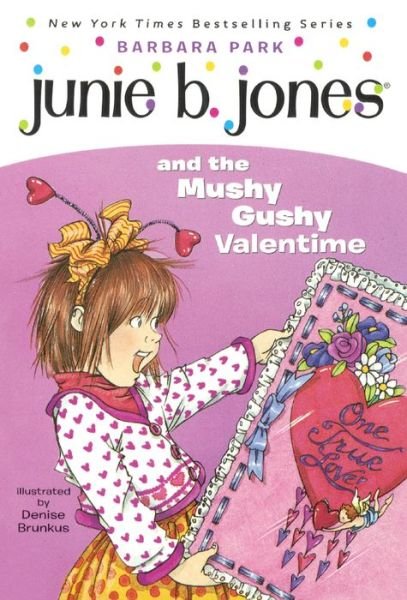 Cover for Barbara Park · Junie B. Jones and the Mushy Gushy Valentime (Hardcover bog) [Turtleback School &amp; Library Binding edition] (1999)