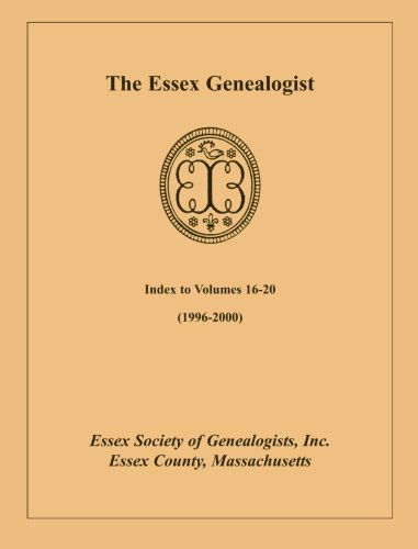 Cover for Inc Essex Society of Genealogists · The Essex Genealogist: Index to Volumes 16-20 (1996-2000) (Paperback Book) (2013)