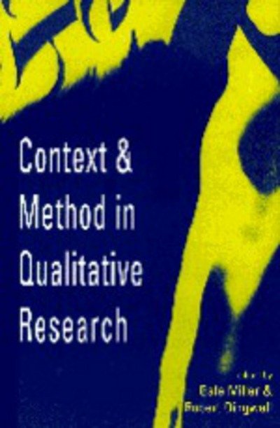Cover for Robert Dingwall · Context and Method in Qualitative Research (Paperback Bog) (1997)