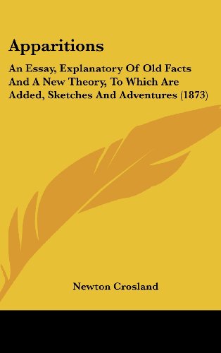 Cover for Newton Crosland · Apparitions: an Essay, Explanatory of Old Facts and a New Theory, to Which Are Added, Sketches and Adventures (1873) (Hardcover Book) (2008)