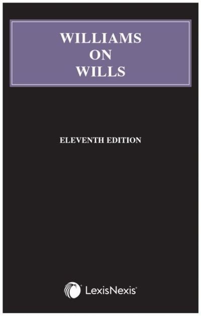 Cover for Barlow, R.F.D (QC) · Williams on Wills (Book) (2021)
