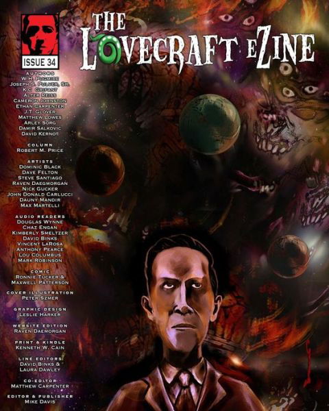 Lovecraft Ezine Issue 34 - Mike Davis - Książki - Createspace - 9781511557320 - 1 kwietnia 2015