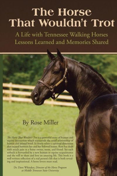 Cover for Rose Miller · The Horse That Wouldn't Trot (Paperback Bog) (2019)