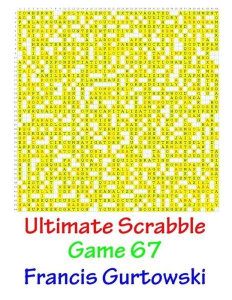 Cover for MR Francis Gurtowski · Ultimate Scabble Game 67 (Paperback Book) (2017)