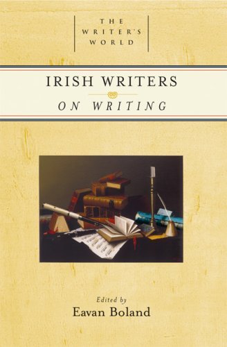 Cover for Eavan Boland · Irish Writers on Writing (The Writer's World) (Paperback Book) (2007)