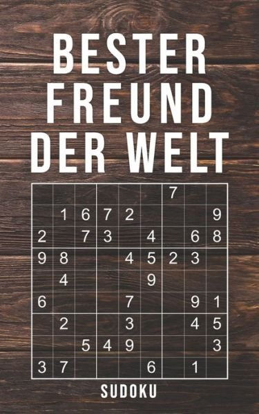 Cover for Geschenk Print Media · Bester Freund Der Welt - Sudoku (Pocketbok) (2019)