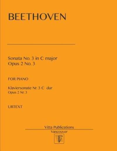 Cover for Beethoven · Sonata No. 3 (Taschenbuch) (2018)