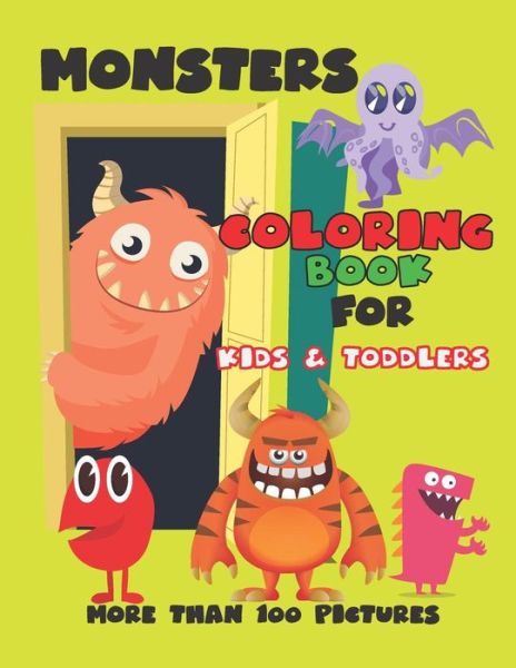 Cover for Krissmile · Monsters Coloring Book for Kids and Toddlers (Paperback Book) (2019)