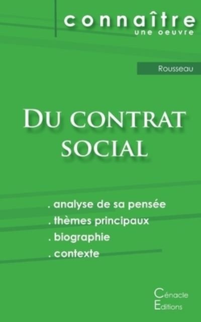 Cover for Jean-Jacques Rousseau · Fiche de lecture Du contrat social de Rousseau (Analyse philosophique de reference et resume complet) (Pocketbok) (2018)