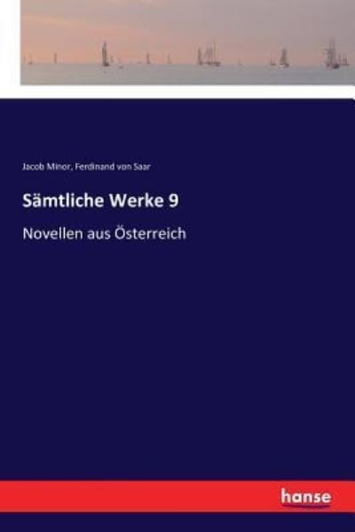 Cover for Ferdinand Von Saar · Samtliche Werke 9 (Paperback Book) (2018)