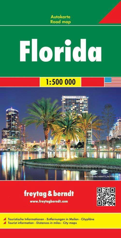 Florida Road Map 1:500 000 - Freytag-berndt Und Artaria Kg - Books - Freytag-Berndt - 9783707914320 - March 1, 2018