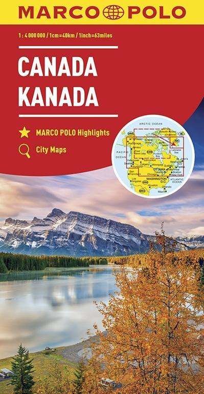 Cover for Marco Polo · Canada Marco Polo Map (Map) (2022)