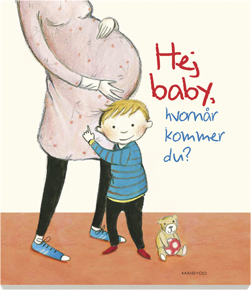 Cover for Mervi Lindman · Hej Baby, hvornår kommer du? (Bound Book) [1º edição] (2019)