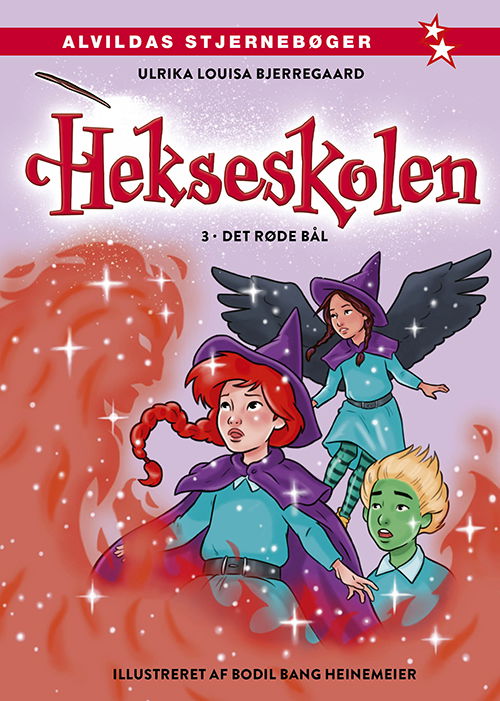 Cover for Ulrika Louisa Bjerregaard · Hekseskolen: Hekseskolen 3: Det røde bål (Innbunden bok) [1. utgave] (2024)