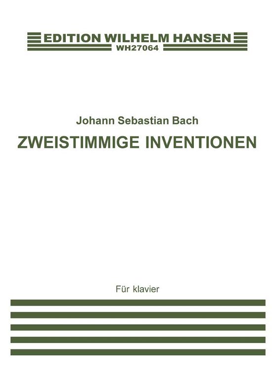 Cover for Johann Sebastian Bach · Zweistimmige Inventionen (Bok) [1. utgave] (2001)