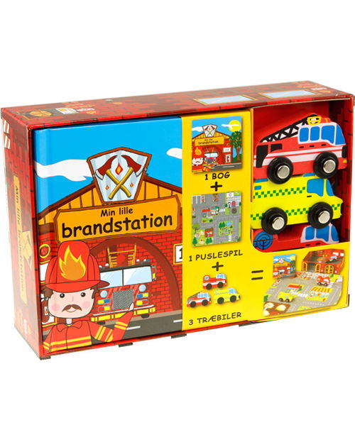 Min lille brandstation - Aktivitetsæske - - Books - Globe - 9788778845320 - October 1, 2014