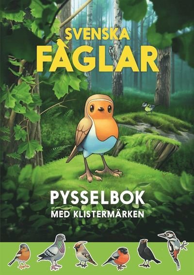 Cover for Martin Emtenäs · Svenska fåglar pysselbok : med klistermärken (Book) (2021)