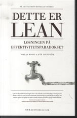 Cover for Niklas Modig &amp; Pär Åhlström · Dette er lean (Indbundet Bog) [1. udgave] [Indbundet] (2013)