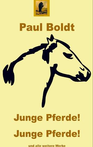 Cover for Paul Boldt · Junge Pferde! Junge Pferde! (Paperback Book) (2021)