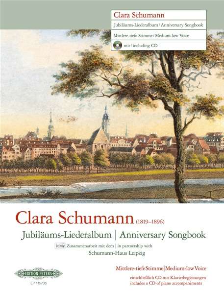 Clara Schumann Anniversary Songbook - Medium Voice and Piano - Schumann - Books - EDITION PETERS - 9790014133320 - March 1, 2019