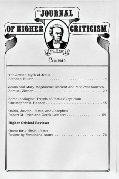 The Journal of Higher Criticism Volume 15 Number 2 - Robert M Price - Książki - Independently Published - 9798648439320 - 24 maja 2020