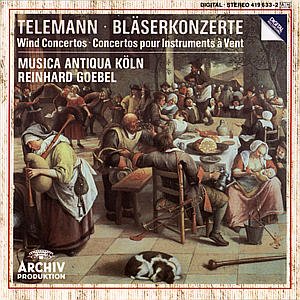 Telemann: Wind Concertos - Telemann / Goebel / Musica Antiqua Koln - Música - DEUTSCHE GRAMMOPHON - 0028941963321 - 25 de octubre de 1990