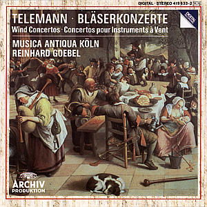 Telemann: Wind Concertos - Telemann / Goebel / Musica Antiqua Koln - Musik - DEUTSCHE GRAMMOPHON - 0028941963321 - 25. oktober 1990