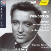 Rarities from Opera & Operetta - Fritz Wunderlich - Music - CLASSICAL - 0040888309321 - August 1, 2004