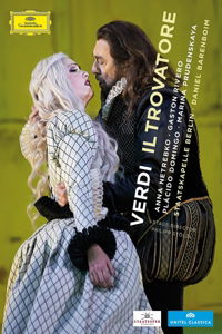 Cover for Anna Netrebko / Gaston Rivero /  Plácido Domingo / Marina Prudenskaya Staatskapelle Berlin / Daniel Barenboim · Il Trovatore (MDVD) (2014)