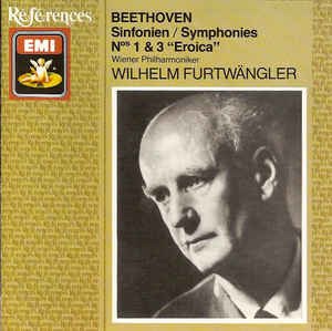 Cover for Furtwangler Wilhelm / Wiener Philharmoniker · Symphonies 1 &amp; 3 ''eroica'' (CD) (1986)