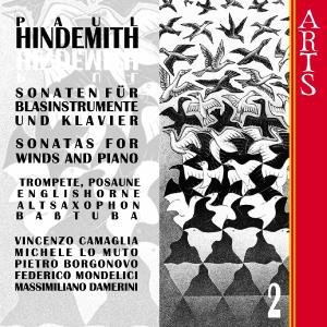 Cover for Camaglia / Muto / Borgonovo · Sonatas For Winds An Arts Music Klassisk (CD) (1997)
