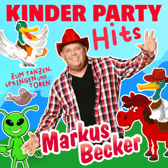 Cover for Markus Becker · Kinder Party Hits Zum Tanzen, Springen Und Toben (CD) (2023)