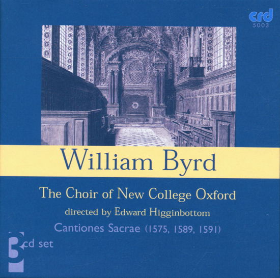 Cover for Byrd,william / Choir of New College / Higginbottom · Cantiones Sacrae (CD) (2009)
