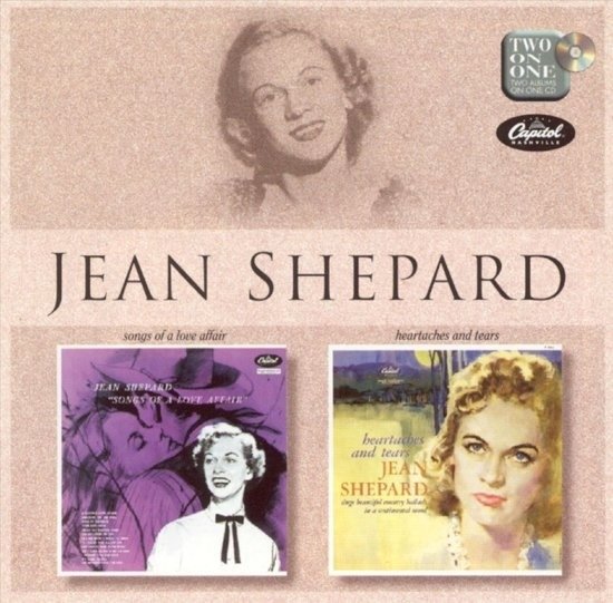 Cover for Jean Shepard · 2 On 1 / Songs Of A Love Affair + Heartaches.. (CD) (2019)