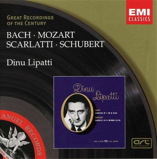 Cover for Lipatti Dinu · Bach / Mozart / Schubert / Sca (CD) (2003)