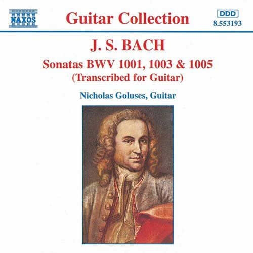 Cover for Bach / Goluses · Guitar Sonatas (CD) (1995)