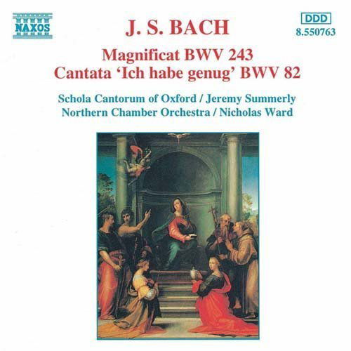 Cover for Bach,j.s. / Summerly / Schola Cantorum of Oxford · Magnificat / Ich Habe Genug Cantata (CD) (1995)