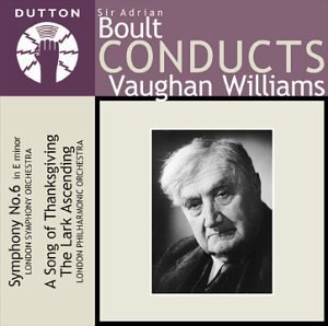 Cover for Vaughan Williams · Symphony No.6/Song Of Tha (CD) (2001)
