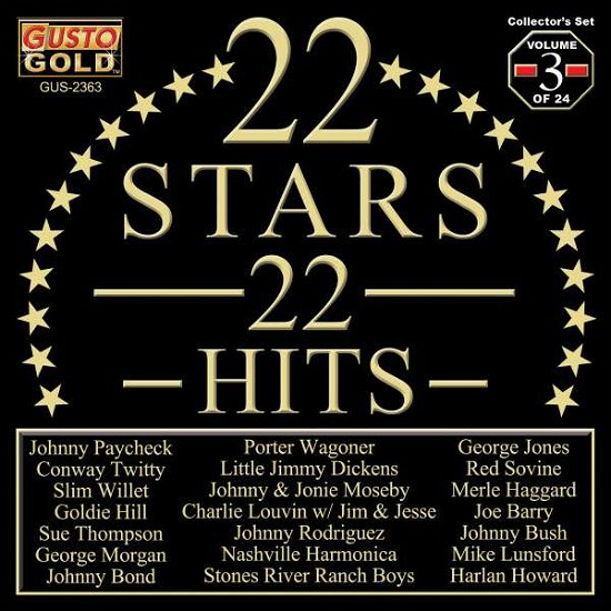 Cover for 22 Stars - 22 Hits Vol. 3 / Various (CD) (2016)