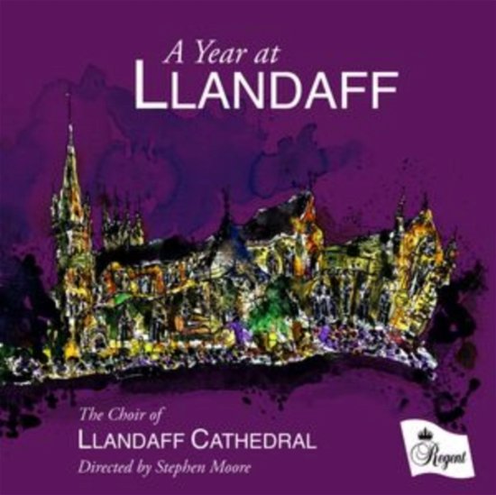 Cover for Choir of Llandaff Cathedral / Aaron Shilson / Stephen Moore · A Year At Llandaff (CD) (2023)