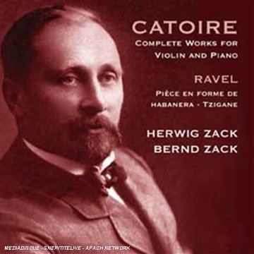 Cover for Catoire · Violin Sonata No.1&amp;2 (CD) (2008)