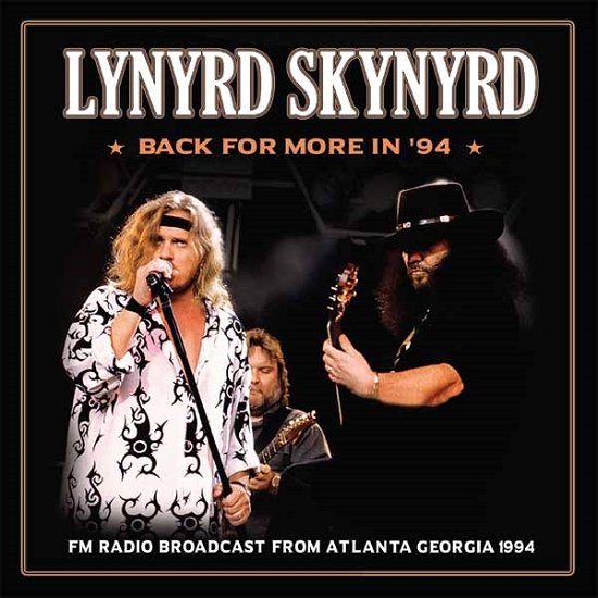 Cover for Lynyrd Skynyrd · Back for More in '94 (CD) (2016)