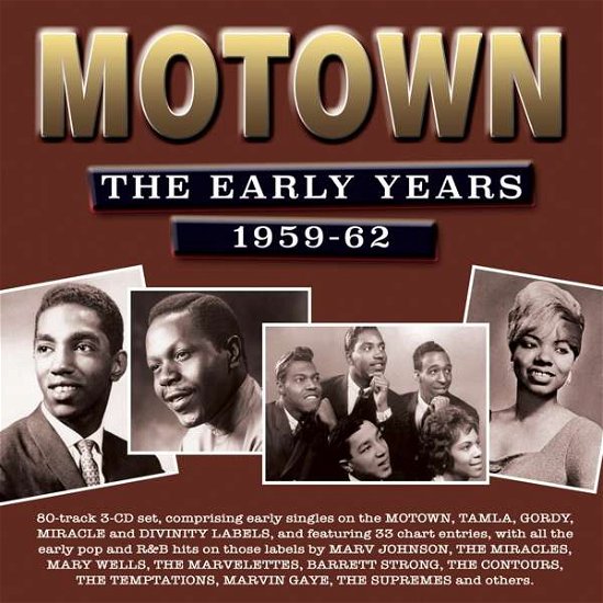 Motown - The Early Years 1959-1962 - Motown: the Early Years 1959-6 - Musik - ACROBAT - 0824046909321 - 6 mars 2020
